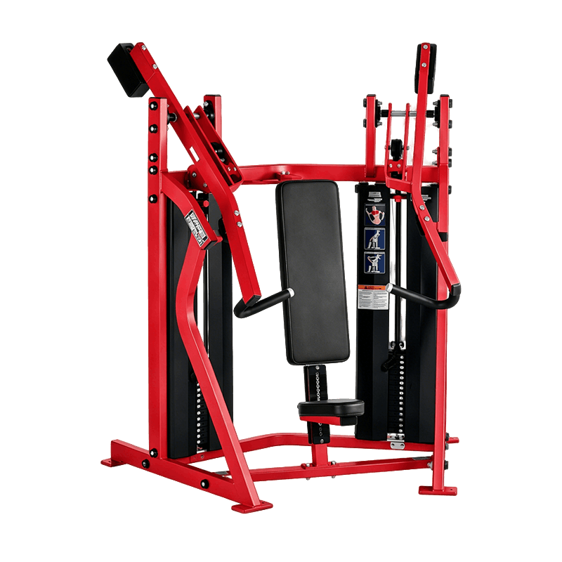selectorized incline chest press