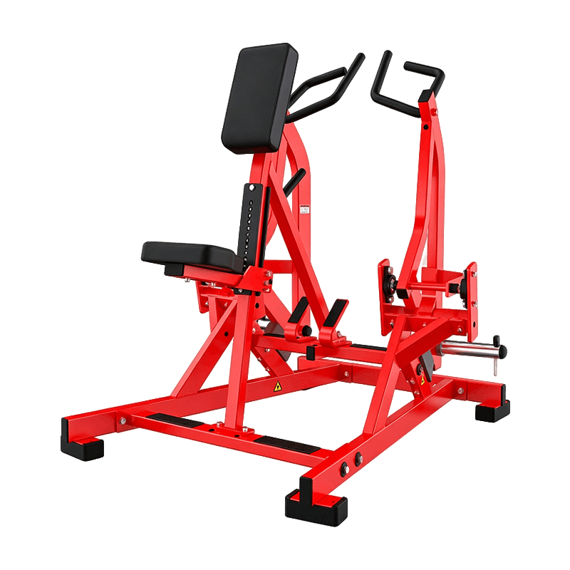 plate-loaded seated row